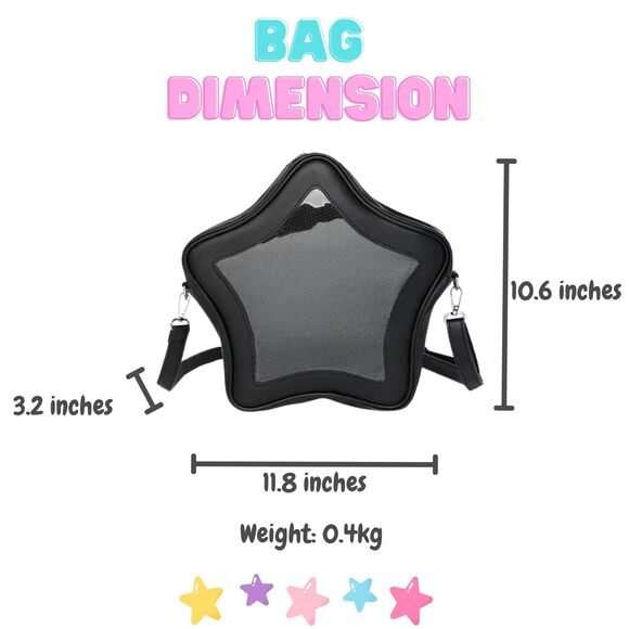 8085 Ita Bag Kawaii Star-Shaped Backpack – Large Capacity Waterproof main image 5